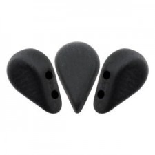 Les perles par Puca® Amos beads Jet mat 23980/84100